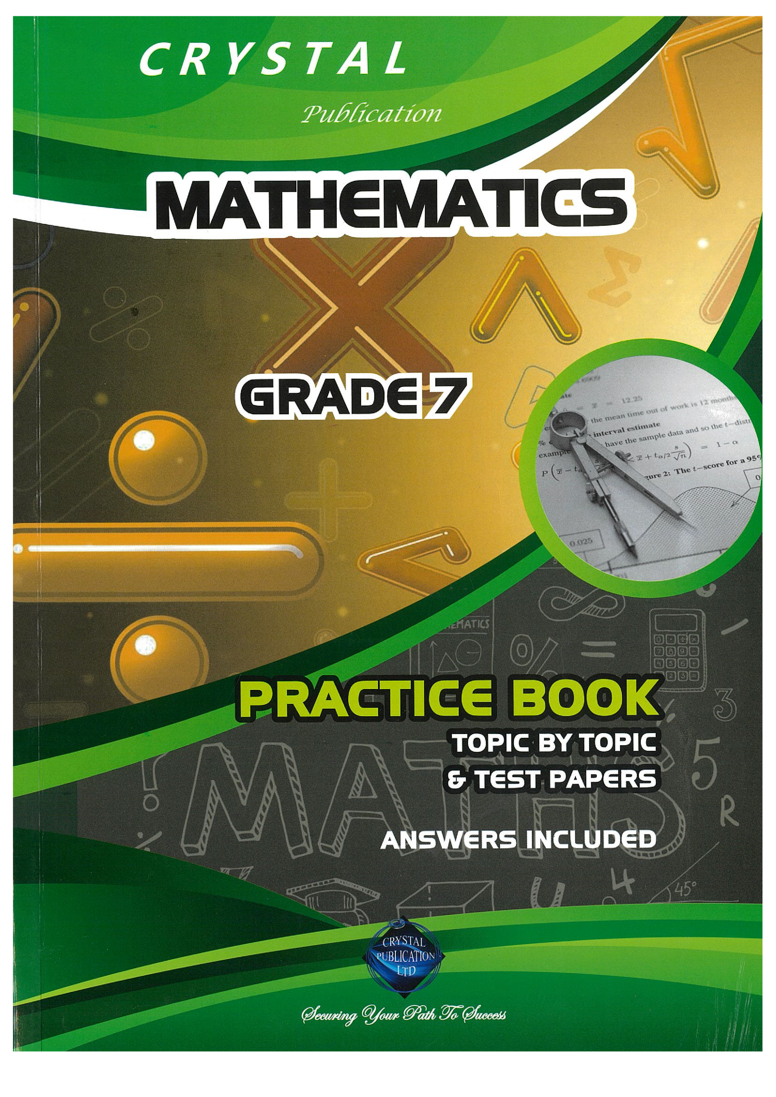 Mathematics Practice Book - Grade 7 - Crystal Publication